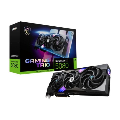 MSI GeForce RTX 5080 16G GAMING TRIO OC Graphics Card