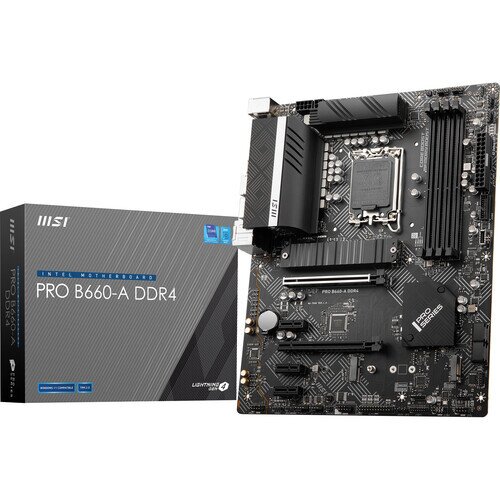 MSI PRO B660-A DDR4 Motherboard