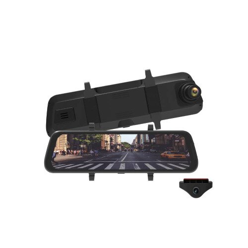 myGEKOgear Infiniview Lite 3-in-1 Digital Rearview Mirror, Dual Dash Cam, & Backup Cam
