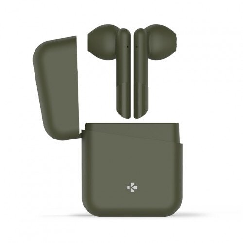 MyKronoz ZeBuds Lite TWS Wireless Earbuds with Charging Case - Kakhi