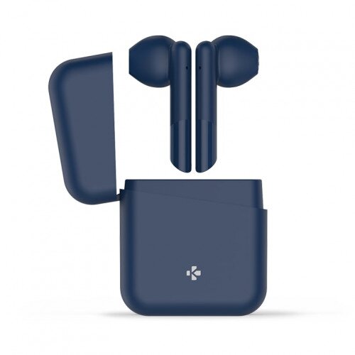 MyKronoz ZeBuds Lite TWS Wireless Earbuds with Charging Case - Navy Blue