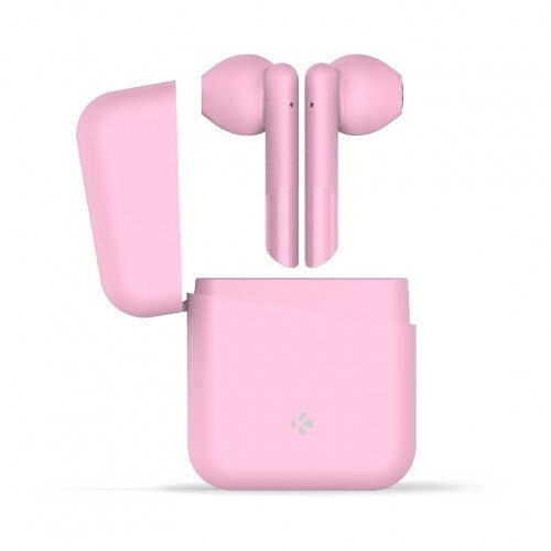 MyKronoz ZeBuds Lite TWS Wireless Earbuds with Charging Case - Pink