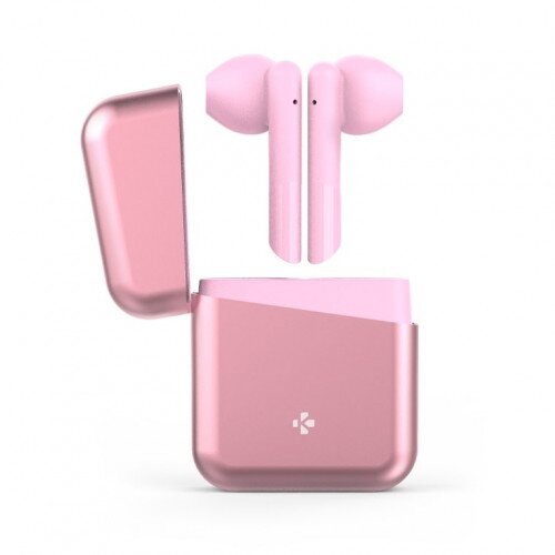 MyKronoz Zebuds Premium Tws Wireless Earbuds With Charging Case - Light pink