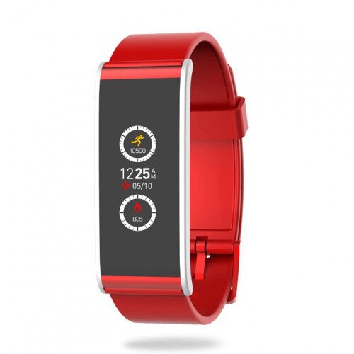 MyKronoz ZeFit4 Activity Tracker - Red/Silver