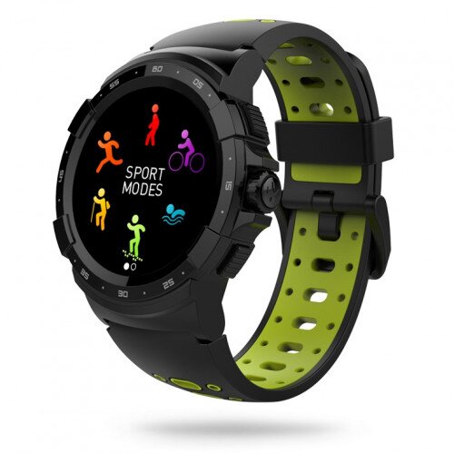MyKronoz ZeSport2 Multisport GPS Smart Watch - Black Yellow