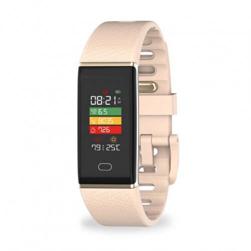 MyKronoz ZeTrack Slim and Full-Featured HR Activity Tracker - Pink