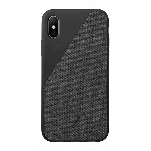 NATIVE UNION Clic Canvas Protective Fabric Case for iPhone XS Max - Slate
