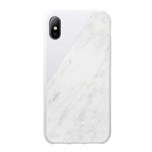 NATIVE UNION CLIC Marble Case - iPhone X / Xs - White