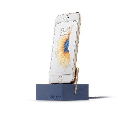 NATIVE UNION Dock+ Lightning - Midnight Blue/Gold