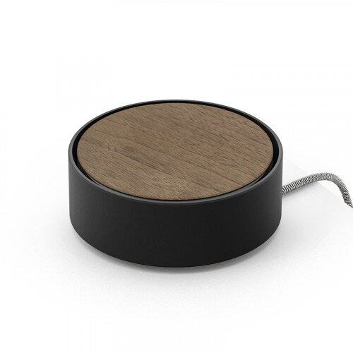 NATIVE UNION Eclipse Charger - Black / Walnut Wood