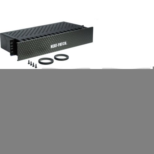 Neat Patch NP2K648 - NP2 Cable Management Bay With 48 Patch Cables - White