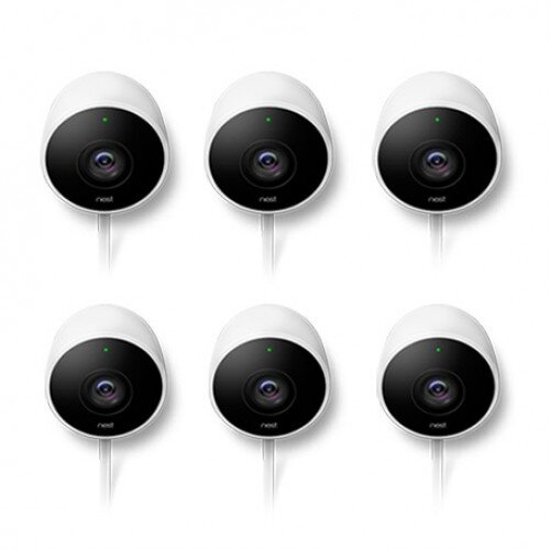 Nest Cam Outdoor Security Camera - 6-Pack