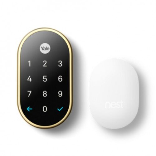 Nest x Yale Lock with Nest Connect - Polished Brass