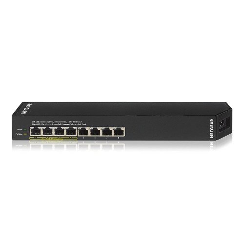 NETGEAR 8-port Gigabit Click Switch w/4-port PoE+
