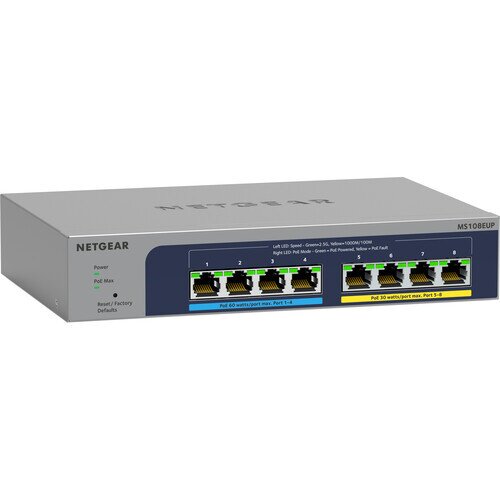 NETGEAR 8-Port Multi-Gigabit (2.5G) Ultra60 PoE++ Ethernet Plus Switch