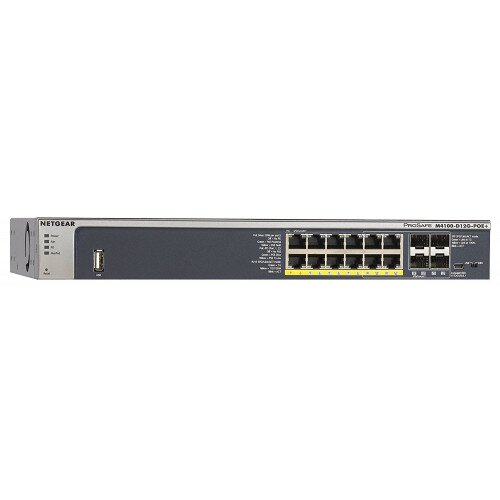 NETGEAR Desktop 12 Ports Gigabit PoE+ 802.3at Switch
