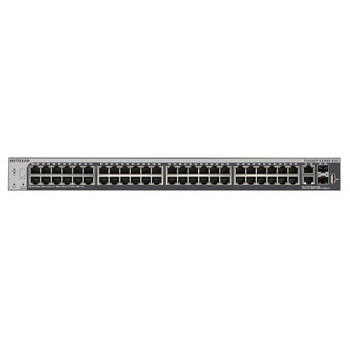 NETGEAR Gigabit Stackable Smart Switch (48 GE ports, 4 10G ports)