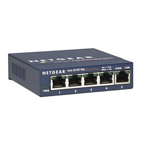 NETGEAR ProSAFE 10/100 Desktop Switch - FS105