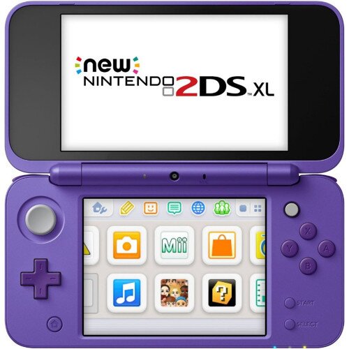 Nintendo 2DS XL Mario Kart 7 Bundle - Purple + Silver