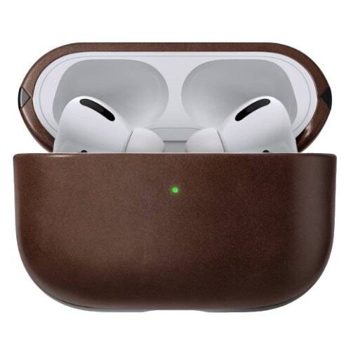 Nomad Modern Leather Case - AirPods Pro - Rustic Brown