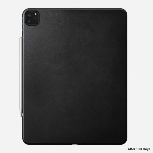 Nomad Rugged Horween Leather iPad Case - Black - iPad Pro 12.9" (3rd & 4th gen)