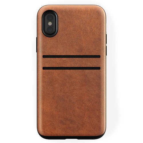 Nomad Wallet Case - iPhone X - Rustic Brown