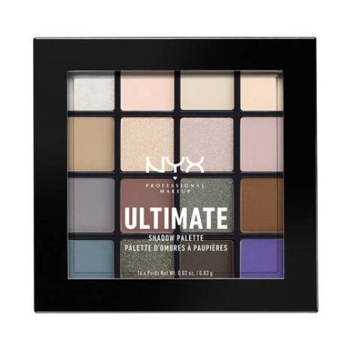 NYX 16 Pan Ultimate Queen Shadow Palette - Cool Neutrals