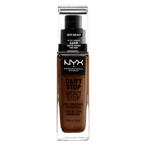 NYX Can't Stop Won't Stop Full Coverage Foundation - Deep Walnut