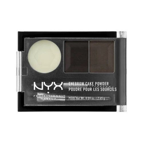NYX Eyebrow Wax & Powder Kit - Black / Grey