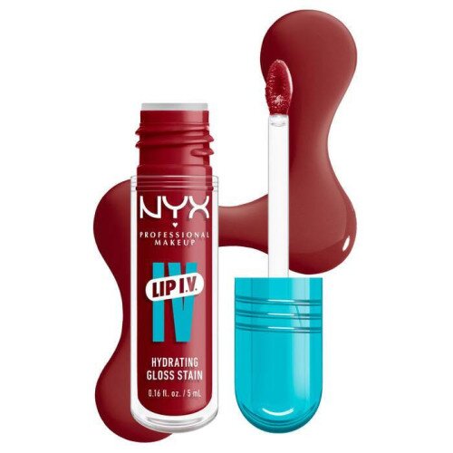 NYX Lip I.V. Hydrating Lip Gloss Stain - Cranberry Splash