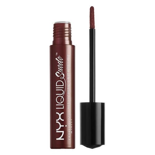 NYX Liquid Suede Metallic Matte Lipstick - Neat Nude
