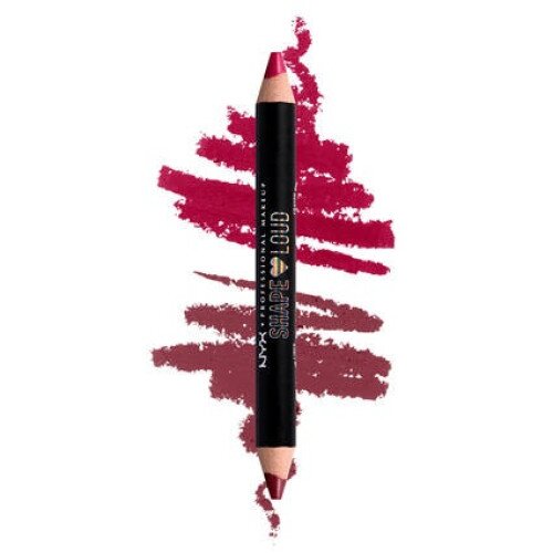 NYX Shape Loud Matte Lip Duo Pencil - Scene Kween