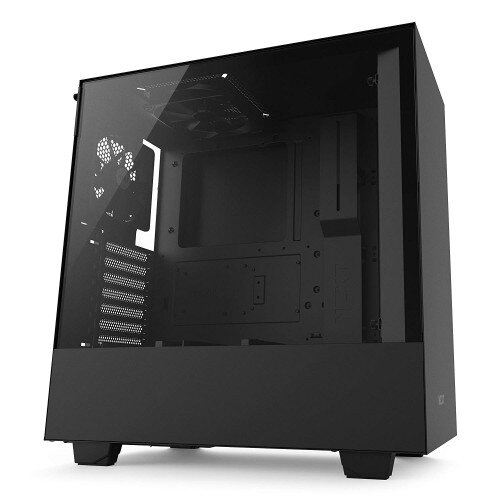 NZXT H500 Compact Mid-Tower Case with Tempered Glass - Matte Black