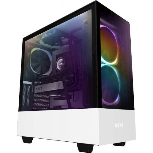 NZXT H510 Elite Premium Compact Mid-tower ATX Computer Case - Matte White