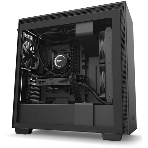 NZXT H210 Mini-ITX Case with Tempered Glass - Matte Black