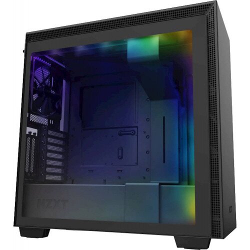 NZXT H710i Premium ATX Mid-Tower Computer Case with Lighting and Fan Control - Matte Black