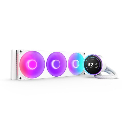NZXT Kraken Elite 360 RGB 360mm AIO Liquid Cooler - White