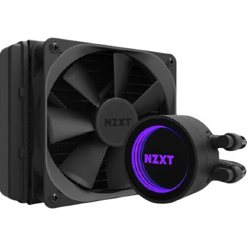 NZXT Kraken M22 CPU 120mm Liquid Cooler with RGB Lighting Effects