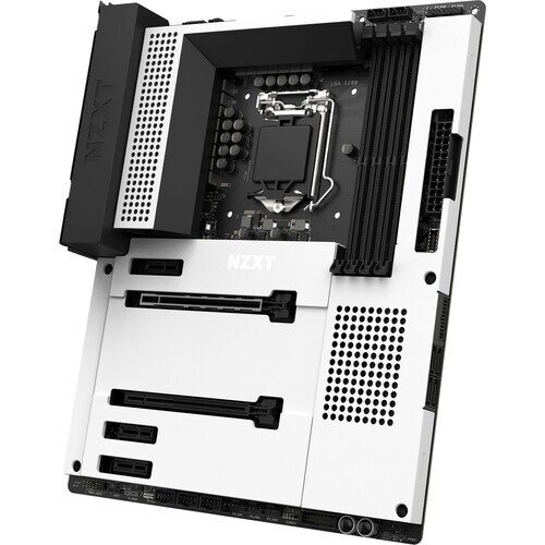 NZXT N7 B550 AMD Motherboard with Wi-Fi and NZXT CAM Features - Matte White