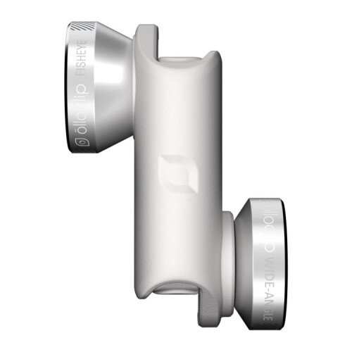 olloclip iPhone 6/6s / 6/6s Plus 4-in-1 Lens - Silver Lens / White Clip