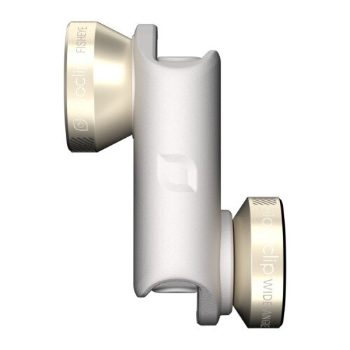 olloclip iPhone 6/6s / 6/6s Plus 4-in-1 Lens - Gold Lens / White Clip