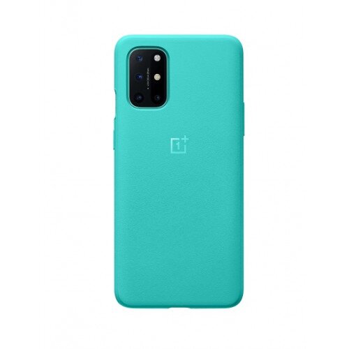 OnePlus 8T Sandstone Bumper Case Cyan - Cyan