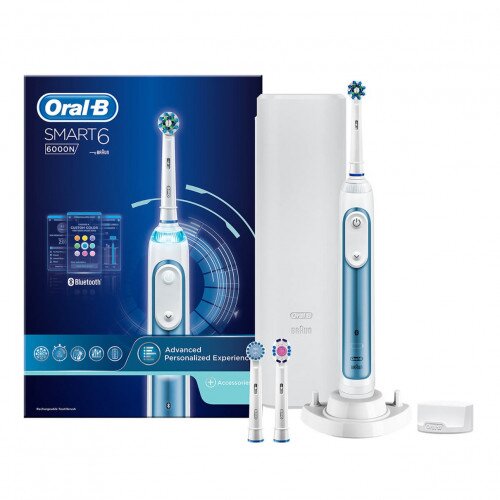 Oral-B Smart 6 6000N CrossAction Electric Toothbrush Rechargeable
