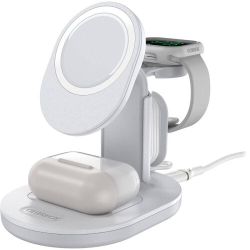 OtterBox 3-in-1 Charging Station with MagSafe - Lucid Dreamer (White)