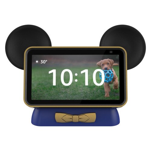 OtterBox Amazon Echo Show 5 (1st & 2nd Gen) Stand Mickey Mouse Den Series - WDW 50th Anniversary Mickey (Black/Gold/Blue)