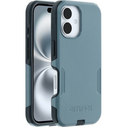 OtterBox Commuter Series Case with MagSafe for iPhone 16 - Sagebrush (Green) - 6