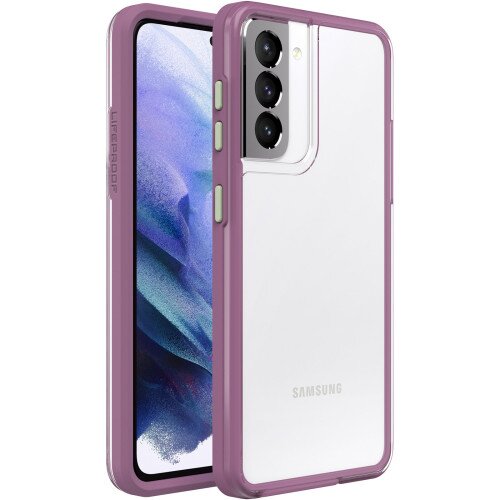 LifeProof SEE Case for Galaxy S21 5G - Emoceanal (Clear/Green/Purple)