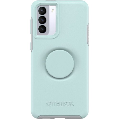 OtterBox Galaxy S21+ 5G Case Otter + Pop Symmetry Series - Tranquil Waters (Light Teal / Grey)