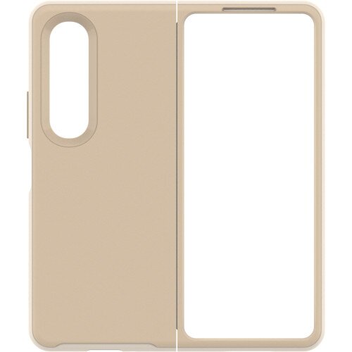 OtterBox Symmetry Series Flex Antimicrobial Case for Galaxy Z Fold4 - Don't Even Chai (Brown)