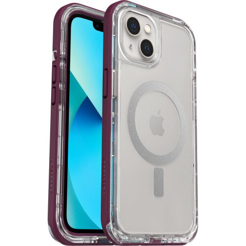 LifeProof NEXT Antimicrobial Case with MagSafe for iPhone 13 - Essential Purple